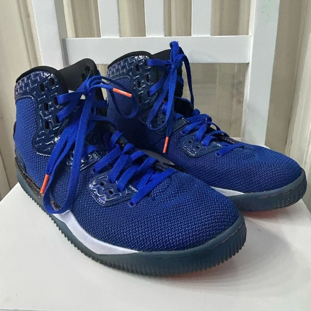 Nike Air Jordan Royal Blue Spike Forty Shoes Men’s Size 12